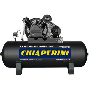 Compressor de Ar 20 Pés 250L 5HP 175 PSI 220/380V – Trifásico CHIAPERINI-690