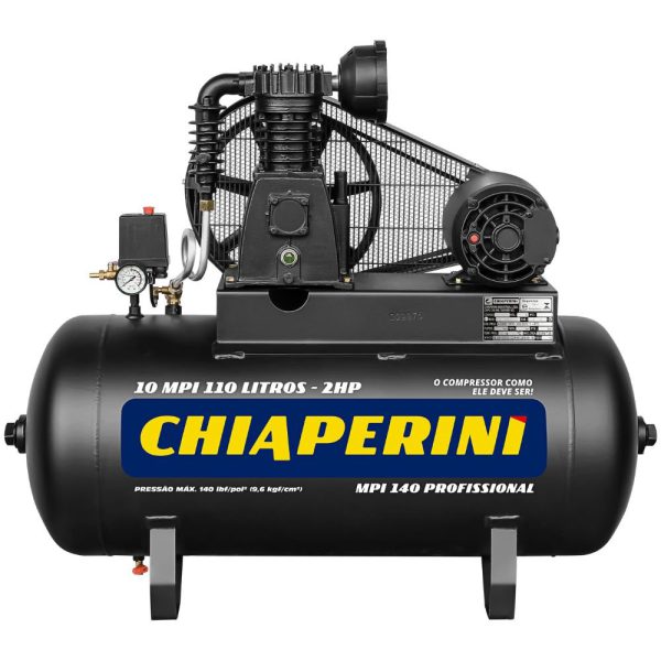 Compressor de Ar 10 Pés 110L 2HP 220/380V – Trifásico CHIAPERINI-10MPI110LT