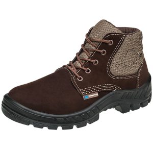 Botina de Segurança Nobuck Marron com Cadarço n43 CA 45611 50B26-CB-BP MARLUVAS-700312-43