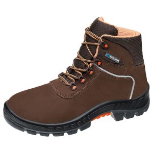 Botina de Segurança Nobuck Marron PREMIER com Cadarço n44 CA 41370 75BPR29-MSMC-BP MARLUVAS-700349-44