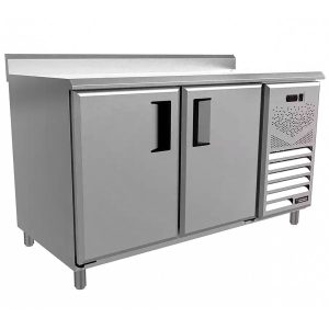 Balcão de Encosto Refrigerado 2,5m 220V Inox Liso com Espelho VCFRH25 220V VENANCIO-32930