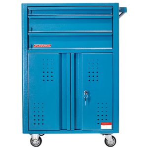 Carrinho Fechado Oficina com 2 Portas e 3 Gavetas 600 x 400 x 905 mm NOCRAM-NC-14