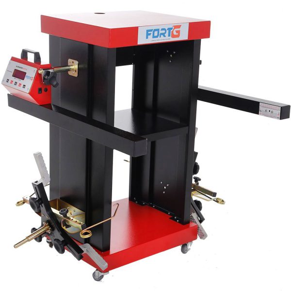Alinhador Digital Básico 2 Cabeças com Rack e 2 Carregadores 9V Vermelho FORTG-FG-ALD2
