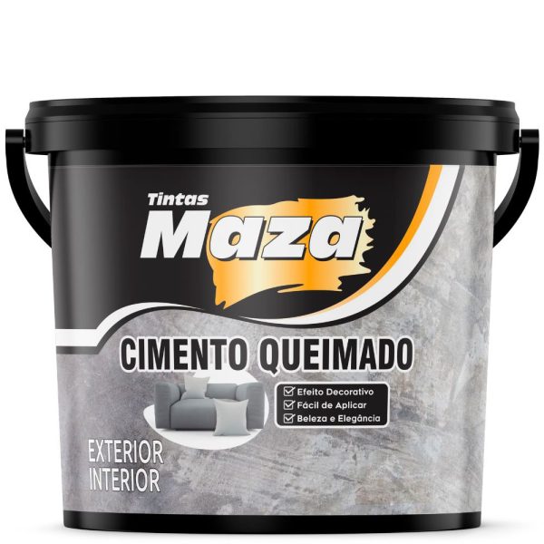 Revestimento Cimento Queimado Platina 23kg MAZA-29480