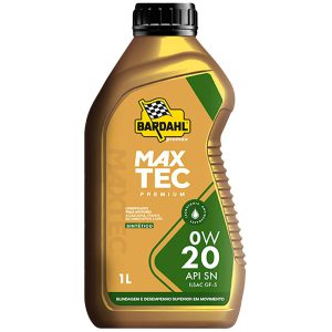 Óleo Lubrificante Maxtec Premium 0W-20 Sintético 1L BARDAHL-459983