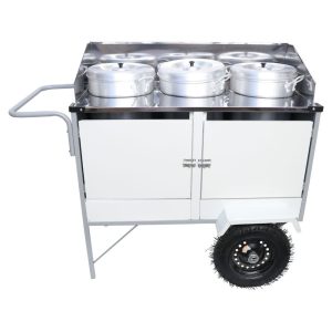 Carrinho de Caldo e Sopas BL35P-T com Rodas e Toldo CEFAZ-BL35P/T