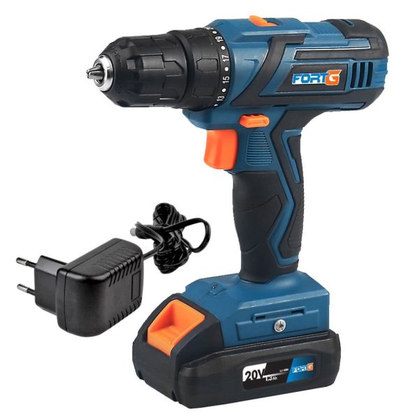 Parafusadeira/Furadeira a Bateria 20V MAX Lítio 3/8 Pol. com Carregador Bivolt FORTGPRO-FG3004