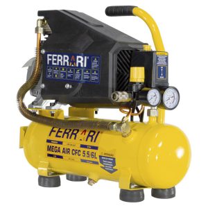 Compressor de Ar Mega Air CFC 5,5 Pés 6L 1HP 220V FERRARI- AAC101003-5/5