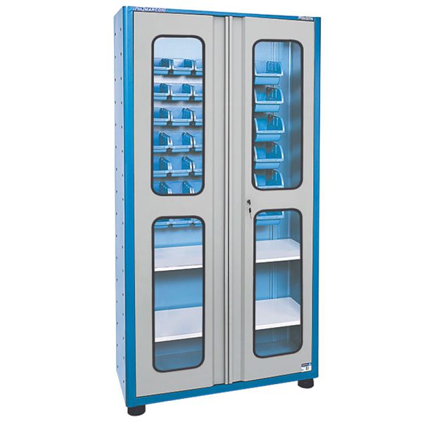 Armário Porta-Componente Compact com Visor e 33 Caixas MARCON-AM-78