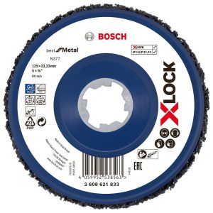 Disco de Limpeza X-LOCK para Metal 125mm BOSCH-2608621833-000