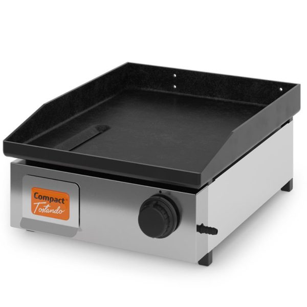 Chapa Bifeteira Slim CBS40 a Gás 40cm em Inox 0,3Kg/h com 1 Queimador TOSTANDO-60011