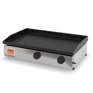 Chapa Bifeteira Slim CBS80 a Gás 80cm em Inox 0,6Kg/h com 2 Queimadores TOSTANDO-60013