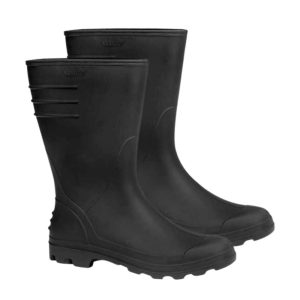 Bota de Pvc Preta Cano Médio com Forro 40 VONDER-7059400000