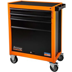 Carro para Ferramentas Laranja 3 Gavetas e 1 Porta TRAMONTINA PRO-44950008