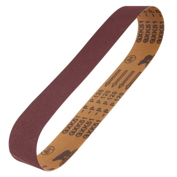 Cinta de Lixa 50mm x 686mm G120 Óxido de Alumínio com 5 Peças VONDER-1237370120