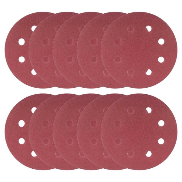 Disco de Lixa com 180mm Grão 80 para Lixadeira LPV 750 com 10 Peças VONDER-1258180080