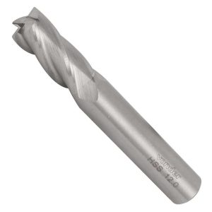 Fresa de topo em aço rápido com 4 cortes DIN 844A 12,0 mm VONDER-5315120000
