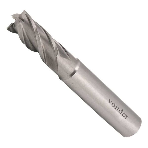 Fresa de topo em aço rápido com 4 cortes DIN 844A 8 mm VONDER-5315080000