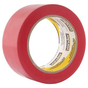 Fita adesiva para demarcação 48 mm x 30 m vermelha VONDER-1065504391