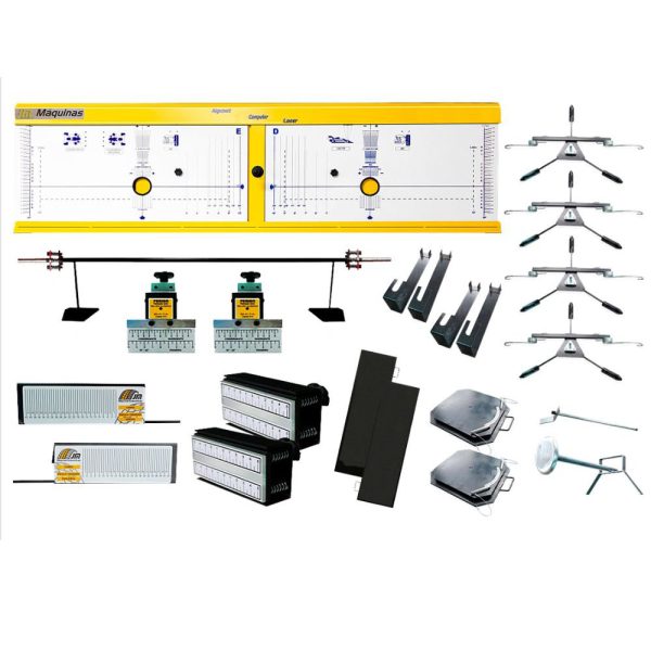 Alinhador a Laser Dianteiro e Traseiro para Vala Amarelo Laser-200 JMEQUIPAMENTOS-6736