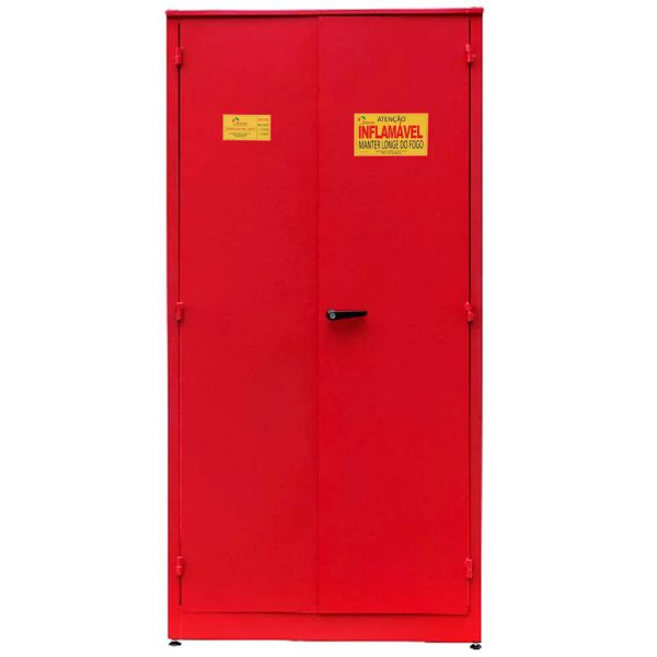 Armário Corta Fogo Practical Vermelho 2.00X1.00X0.45m REDENTOR-690504009