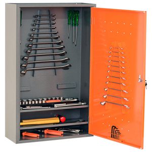 Armário para Ferramentas de Parede Laranja Basic PRESTO-40001