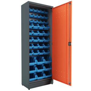 Armário Organizador Gaveteiro Misto com 47 Gavetas Azuis PRESTO-90002