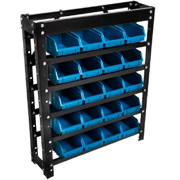 Estante Gaveteiros Black com 20 Caixas N° 03 Azul EP20/03 SONELMA-EST-20/3-AZ