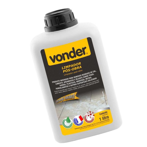 Limpador Pós Obra Biodegradável 1 Litro VONDER-5184100100