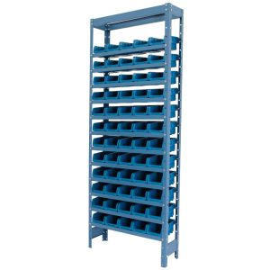 Estante Porta Componentes Azul com 60 Caixas Nr. 3 NOCRAM-NE603A