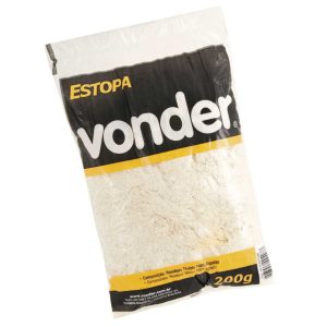 Estopa Branca Para Polimento 200g VONDER-ESTOPA