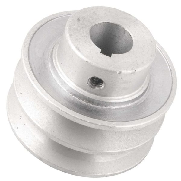 Polia de Alumínio 2 Canais Perfil A 70 mm com Furo de 3/4 Pol. VONDER-6677134070