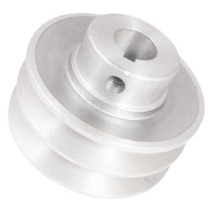 Polia de Alumínio 2 Canais Canal A 80 mm com Furo 19 mm VONDER-6677119080