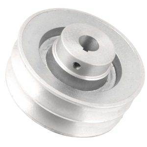 Polia de Alumínio 2 Canais Perfil B 120 mm com Furo de 3/4 Pol. VONDER-6677334120