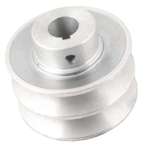 Polia de Alumínio 2 Canais Perfil B 80mm com Furo de 3/4 Pol. VONDER-6677334080
