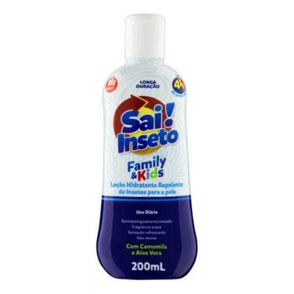 Repelente Sai Inseto Loção Hidratante Family Kids 4hrs 200ml NUTRIEX-62620