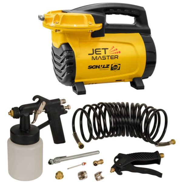 Motocompressor de Ar Direto Jet Master 5,3 Pés com 8 Acessórios 220V SCHULZ-JETMASTER