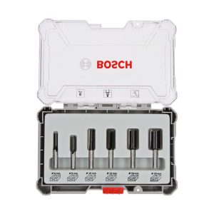 Jogo de Fresas Retas de 6 a 20mm com 6 peças BOSCH-2607017465-000