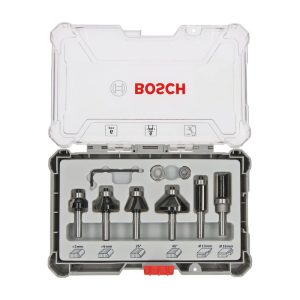 Jogo de Fresas Encaixe para Corte e Acabamento com 6 Peças BOSCH-2607017468-000