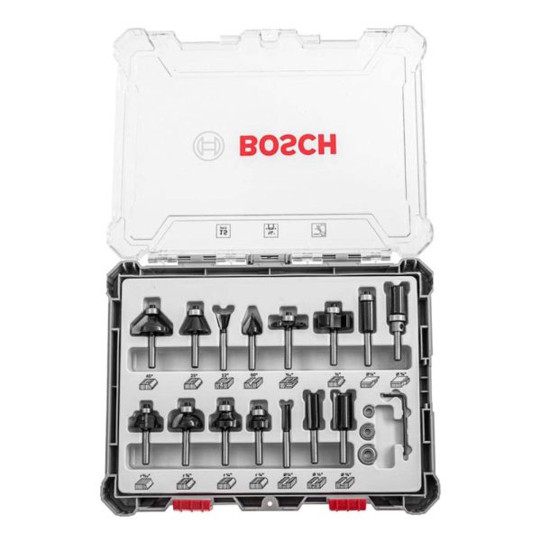 Jogos de Fresas Standard Misto com 15 Peças BOSCH-2607017473-000
