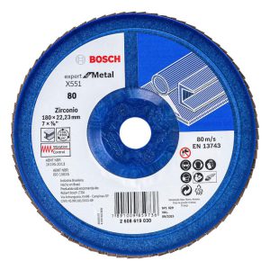 Disco Flap Expert BlueMetal 180mm Grão 80 BOSCH-2608619030