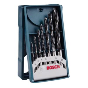 Jogo de Brocas Mini X-Line para Madeira 3 a 10mm com 7 Peças BOSCH-2607017505-000