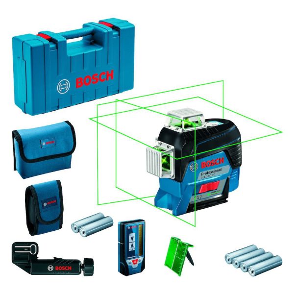 Nível a Laser de Linhas Verdes 120 m 360º Com Bluetooth Gll 3-80 Cg BOSCH-0601063T01-000