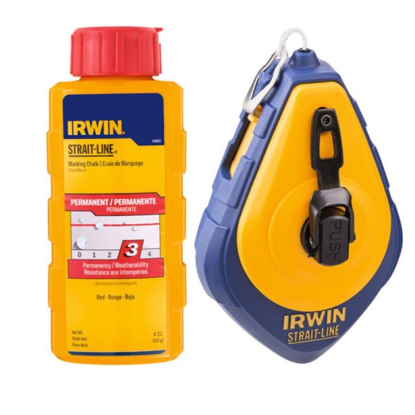 Kit Giz de Linha Vermelha 30m IRWIN-13955