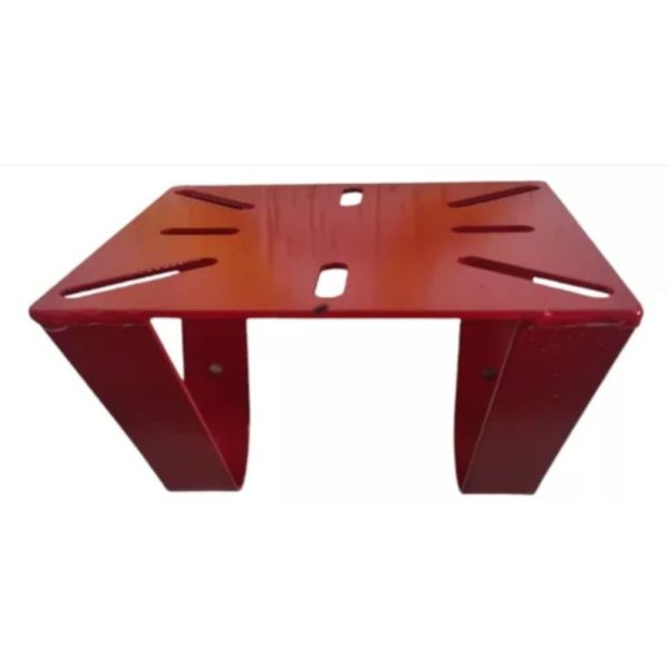 Suporte para Esmeril e Morsa Fixação na Parede Vermelho VWG-SEV-02