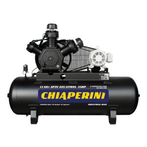 Compressor de Ar 60 Pés 425L 15CV Trifásico 220/380V Chiaperini-60M425LT