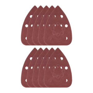 Lixa Delta 140 mm x 140 mm x 93 mm Grão 180 com 10 Peças VONDER-1283140180