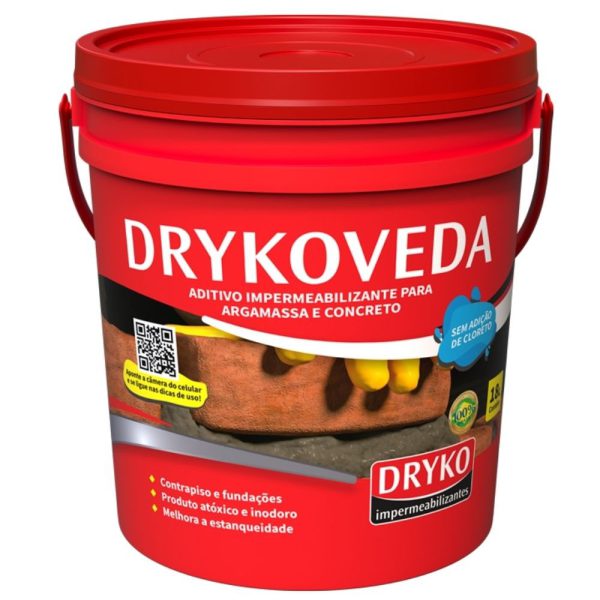 Aditivo Hidrófugo para Impermeabilização 18L DRYKO-VEDABD