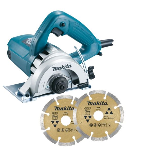 Serra Mármore à Seco 4.3/8 Pol. 1.300W 220V com 02 Discos MAKITA-4100NH3ZX2