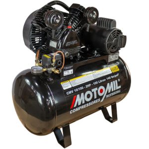 Compressor de Ar 2HP 10 Pés 100 Litros 140LBS Bivolt 110/220V MOTOMIL-183216